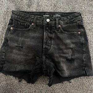 old navy of straight high rise shorts